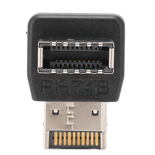 KIMISS USB3.1 Type E, Motherboard TYPEE Adapter Mobiler WLAN-Router Computer 90-Grad-Lenkbogen (PH74A) (PH74B) von KIMISS