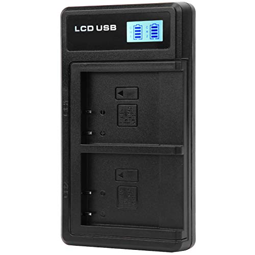 Kamera Akku Ladegerät - Tragbarer USB Dual Charger mit LCD für NP-BN1, für einfache Nutzung unterwegs Kamera Akku Ladegerät - Tragbarer USB Dual Charger mit LCD für NP-BN1, für einfache Nutzung unterwegs von KIMISS