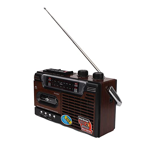 Kassettenspieler AM, Signal Noiseless Support FM Radio Starke Speicherkarte und Tragbarer USB-Recorder UK-Stecker 220 V von KIMISS