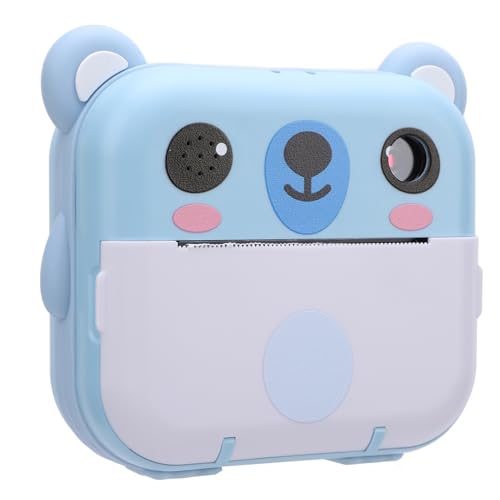 Kids Instant Print Camera 1080p - Tragbare Digitalkamera mit 2 -Zoll -TFT -Bildschirm Zum Spaß und Lernen, Geburtstage und Feiertage (Blue) von KIMISS