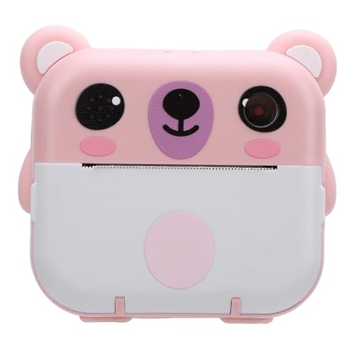 Kids Instant Print Camera 1080p - Tragbare Digitalkamera mit 2 -Zoll -TFT -Bildschirm Zum Spaß und Lernen, Geburtstage und Feiertage (PINK) von KIMISS