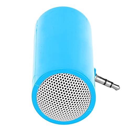 Kissenlautsprecher -Lautsprecher ABS 3,5-mm-Klinken-Stereo-Lautsprecher Tragbarer Kabelloser Plug-in-Lautsprecher für Mobiltelefone und Tablets (Blau) von KIMISS