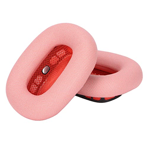 Kopfhörer-Ohrpolster, Weicher Memory-Schaumstoff, Protein, Ersatz-Coussinets, Leder-Ohrpolster, Ohrenschützer für Airpod -Kopfhörer, (Rosa) von KIMISS