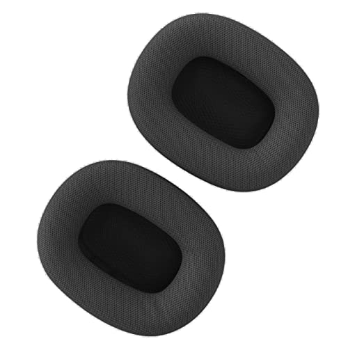 Kopfhörer-Ohrpolster, Weicher Memory-Schaumstoff, Protein, Ersatz-Coussinets, Leder-Ohrpolster, Ohrenschützer für Airpod -Kopfhörer, (Schwarz) von KIMISS