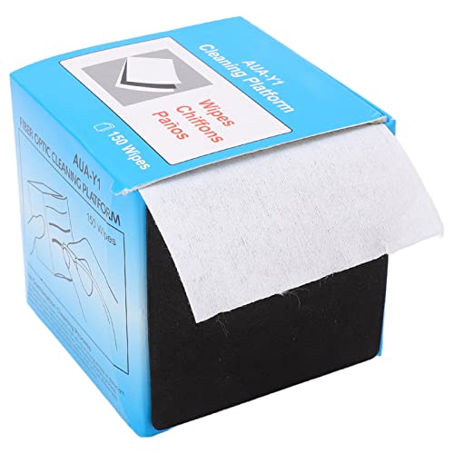 LWL-Wischtuch LWL-Steckverbinder-Reiniger 150-teiliges LWL-Reinigungstuch Staubfreier Reiniger Plattform Trocken Nass Dual-Use für Instrument LWL-Wischtuch LWL-Steckverbinder-Reiniger 150-teiliges LWL-Reinigungstuch Staubfreier Reiniger Plattform Trocken Nass Dual-Use für Instrument von KIMISS