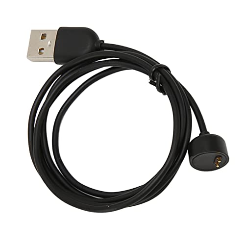 KIMISS Ladegerät Ersatz für Mi Band 5 6 7 NFC Smartwatch USB Magnetisches Ladekabel 3.3ft Schwarz von KIMISS