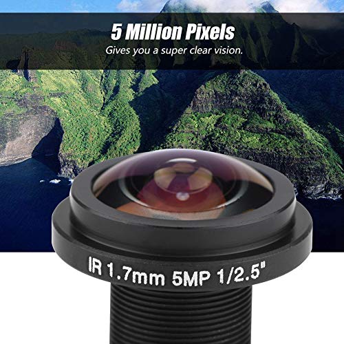 M12 Weitwinkel-Panorama Linse 5Mp Hd Fisheye Überwachungs Kamera Objektiv 1,7mm Brennweite 185 ° CCTV-Linse für Fisheye-Sicherheits Kamera von KIMISS