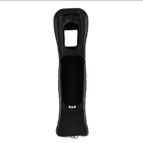 MotionPlus Sensor Adapter, Case Cover für Wii Wii Remote mit Silicon Motion Remote Controller Schwarz (Schwarz) von KIMISS
