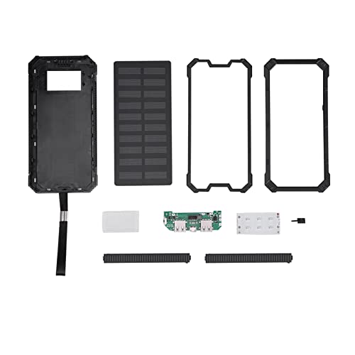 Power Bank, Tragbar, Schnelles Aufladen, Dual-USB, Polar Mobile Power Bank Case, DIY-Kit, Power Bank DIY-Kit (Batterie Nicht im Lieferumfang enthalten), Schwarz von KIMISS
