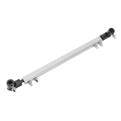 Professionelle Doppel-Bassdrum-Pedal-Verbindungsstange für Trommelhammer – Robuste Dual-Trigger-Verbindungsstange für Musiker und Schlagzeuger (Silberfarbe) von KIMISS