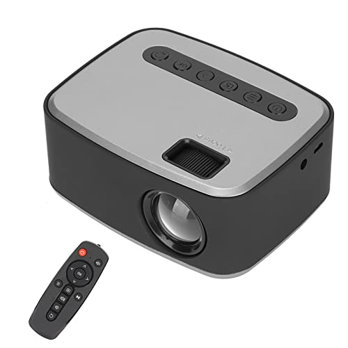 Projektor, Silber-schwarz, Tragbar, Full HD 1080P, Videoprojektoren, Intelligente LED, Eingebauter Lautsprecher, Heimkino, Kompatibel mit Smartphone, TV-Stick, AV, USB, 1 Film Projektor, Silber-schwarz, Tragbar, Full HD 1080P, Videoprojektoren, Intelligente LED, Eingebauter Lautsprecher, Heimkino, Kompatibel mit Smartphone, TV-Stick, AV, USB, 1 Film von KIMISS