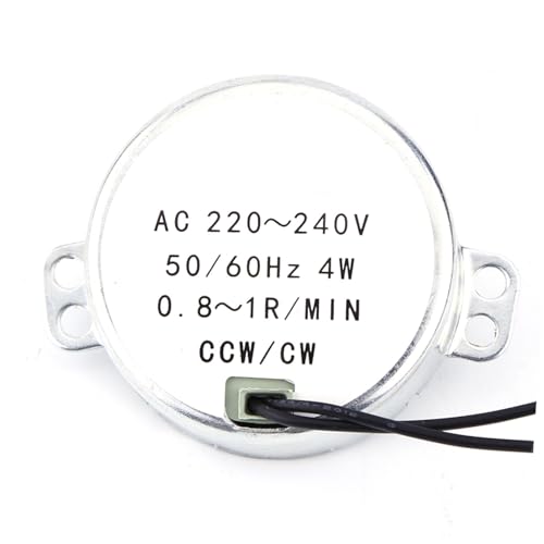 Pyramidenmotor, 1pc 220 240 V AC Synchron aus Getriebe 4W 1 Stück CW CCW 8 10 U/Min 50 60 Hz Elektrische Zahnrad (0,8-1RPM) von KIMISS