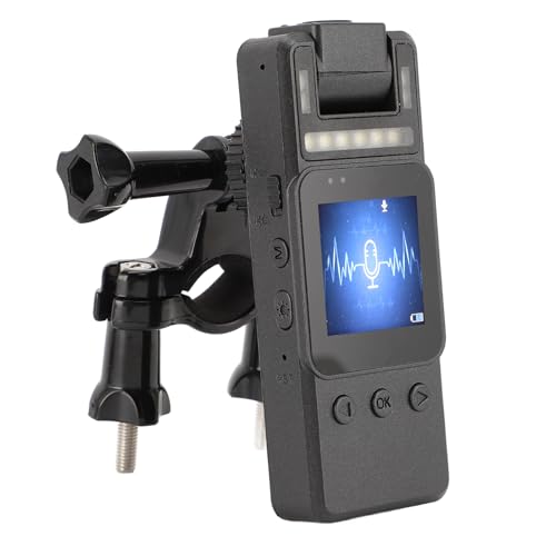 Strafverfolgungskamera 1080p HD Night Rotatable Objektiv Magnetischer Tragbarer Camcorder für von KIMISS
