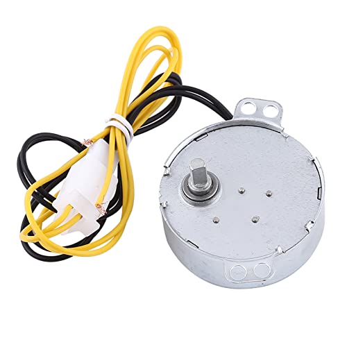 Synchronmotor, Wechselstrom 110/220 V 2 Typen Chicken Egg Turner Rotator Inkubator -Lüftermotor Motor mit TOR für Hühner Enten Gänsevögel mit Stecker (220V) von KIMISS