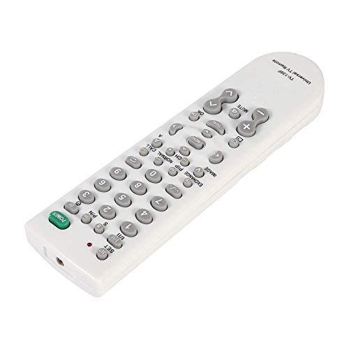 TV-Fernbedienung Universal-Fernbedienung Weiß 1 Stück Universelle Intelligente TV-Fernbedienung TV 139F Ersatz-Controller Weiß von KIMISS