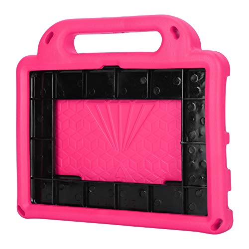 Tablet-Hülle, Stoßfest, für Fire HD 8 8 Plus 2020 Kinder, Soporte Bolsa Cover Fit Basura Friendly Protective SleeveBlack (Rosenrot) von KIMISS