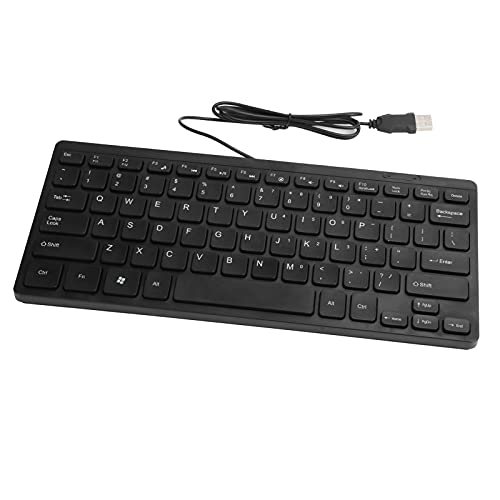 Tastatur USB, Multimedia Kaypad Tragbares Verkabeltes Wasserdichtes Laptop-Zubehör K1000 von KIMISS