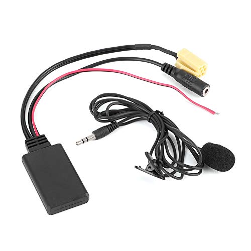 Terisass Aux-Kabel Zusätzliche Stereo- okabel 59.1in Bluetooth-Radio- o-Kabel Freisprech-AUX-Adapter mit Mikrofon Passend für 159 von KIMISS