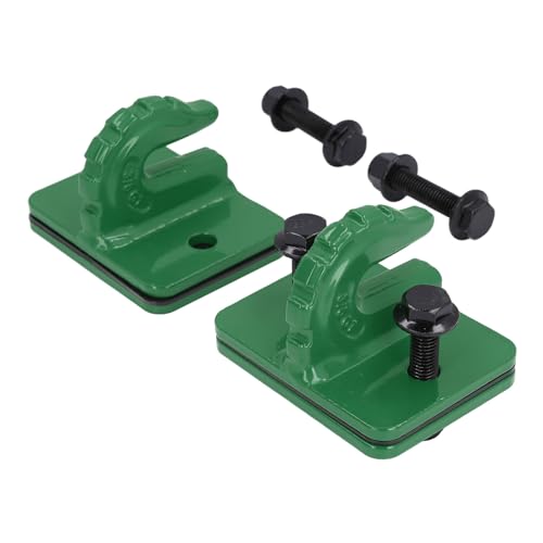 Tractor Eimer Grab Haken Set 3/8 Zoll Grad 70 Geschmiedetes Stahl - Schwerdienst -Oben -Haken für RV UTV -LKW mit Einer Kapazität von 15000 Lbs (GREEN) von KIMISS