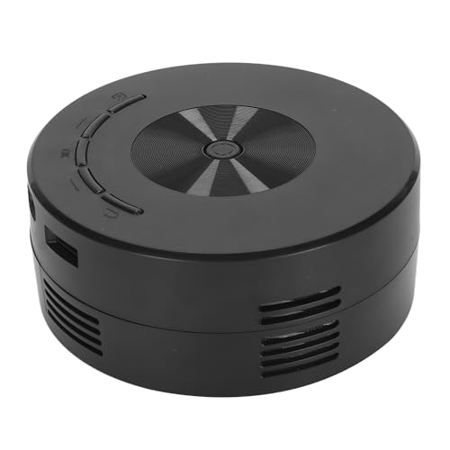 Tragbarer -LED-Filmprojektor, Augenschutz, Eingebauter Lautsprecher für das Schlafzimmer zu Hause (Black) von KIMISS
