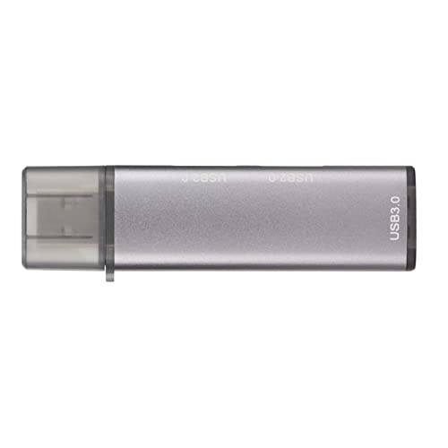 USB3.0-Hub, 3 Ports, Hochgeschwindigkeits-Leichtbau, Kompakt, USB-Hubs, Dockingstation, Splitter für Tastatur, PC, Laptop, Maus, Flash-Laufwerk, Drucker, Silber, von KIMISS