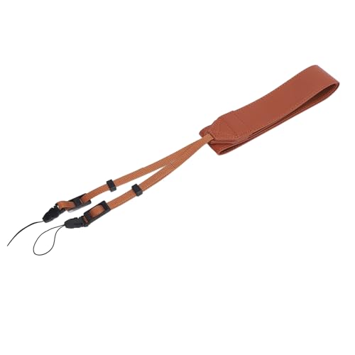 Verstellbarer Kamera-Nacken Gurt für DSLR, Spiegellose & Instant-Kameras-Vintage PU-Leder & Vielseitiges Design (Brown) von KIMISS