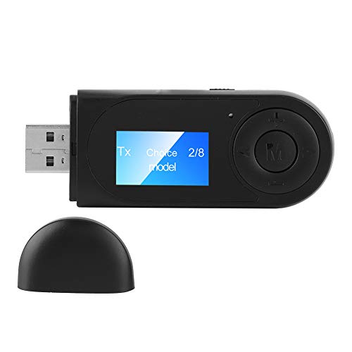 Visualisierung Bluetooth Sender und Empfänger USB Bluetooth 5.0 o Sender mit LCD-Display Drahtloser Bluetooth TV Adapter Sender für Auto PC TV Kabel Lautsprecher 3,5 mm von KIMISS