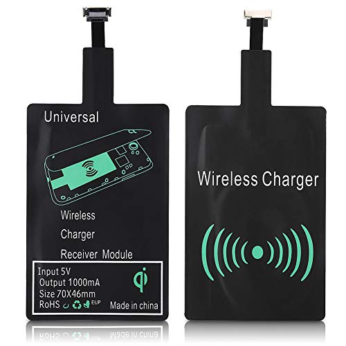 Wireless Charger Adapter Micro USB Fast Charge Qi Empfänger USB Micro 1000Ma Ladestrom Wireless Charger Empfänger >70% Umwandlungsrate Qi Empfänger Micro USB (Micro-USB) von KIMISS