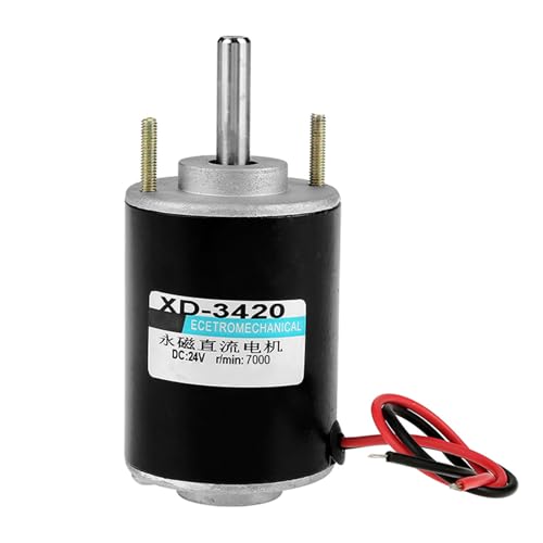 XD-3420 30W Permanent, Motor 3500 U/min) XD 3420 Magnet DC Hochgeschwindigkeit CW/CCW (12 V (24v6000 rev) von KIMISS