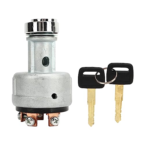 Zündschalter Zündschlüsselschalter 22B0611910 Zündschalter mit 2 Schlüsseln Ersatz für Komatsu PC-7 PC200-7 PC120-6 PC360-7 PC200-7 Zündstarterschalter von KIMISS