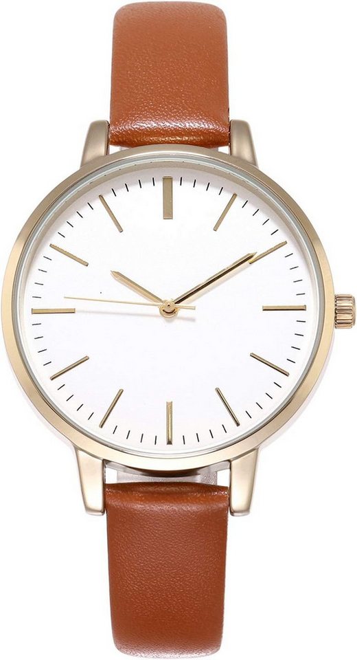 KIMOMT Präzise Zeitmessung Japanisches Quarzwerk Batterie präzise Zifferblatt Watch, Elegantes Design: Mit einer klaren Indexanzeige auf einem klassischen von KIMOMT