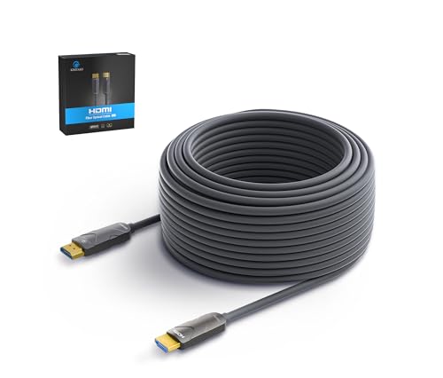 KIMTABO HDMI-Kabel, 60 m, Hochgeschwindigkeits-Digital-Videokabel, Grau KIMTABO HDMI-Kabel, 60 m, Hochgeschwindigkeits-Digital-Videokabel, Grau von KIMTABO