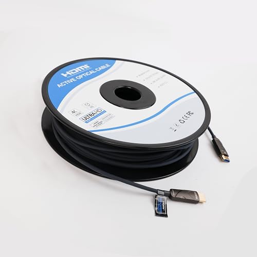 KIMTABO HDMI-Kabel, 60 m, Hochgeschwindigkeits-Digital-Videokabel, Grau von KIMTABO