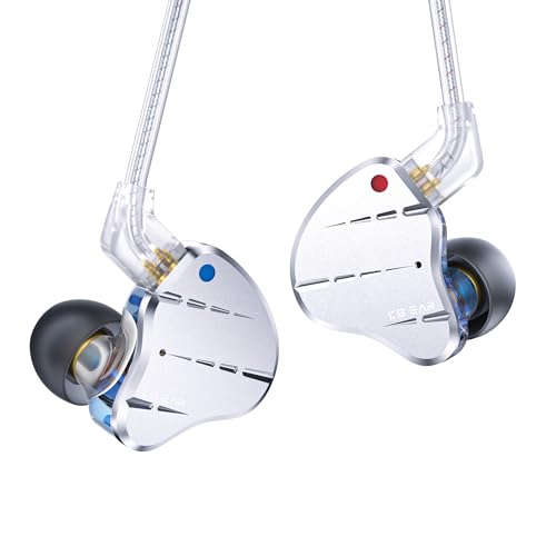 KINBOOFI KBEAR KS10 Ohrmonitore Kopfhörer, professionelle Kabel Ohrhörer Earphone, HiFi Kbear im Ohrmonitor Kopfhörer Musiker Headset IEM Kopfhörer mit abnehmbarem 2 Pin Kabel(Blau, ohne Mikrofon) KINBOOFI KBEAR KS10 Ohrmonitore Kopfhörer, professionelle Kabel Ohrhörer Earphone, HiFi Kbear im Ohrmonitor Kopfhörer Musiker Headset IEM Kopfhörer mit abnehmbarem 2 Pin Kabel(Blau, ohne Mikrofon) von KINBOOFI
