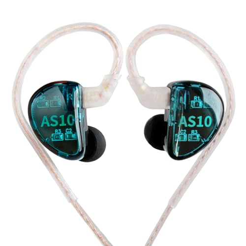 KINBOOFI KZ AS10 Pure 5 Balanced Armature 5BA Kopfhörer, Musiker in Ear Monitor Kopfhörer HiFi Headset KINBOOFI KZ AS10 Pure 5 Balanced Armature 5BA Kopfhörer, Musiker in Ear Monitor Kopfhörer HiFi Headset von KINBOOFI