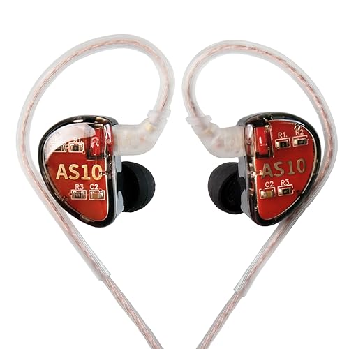 KINBOOFI KZ AS10 Pure 5 Balanced Armature 5BA Kopfhörer, Musiker in Ear Monitor Kopfhörer HiFi Headset KINBOOFI KZ AS10 Pure 5 Balanced Armature 5BA Kopfhörer, Musiker in Ear Monitor Kopfhörer HiFi Headset von KINBOOFI