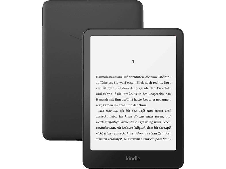 KINDLE – Der neue Kindle Paperwhite (2024), 7-Zoll Display, mit Werbung, 16 GB E-Book-Reader Black von KINDLE