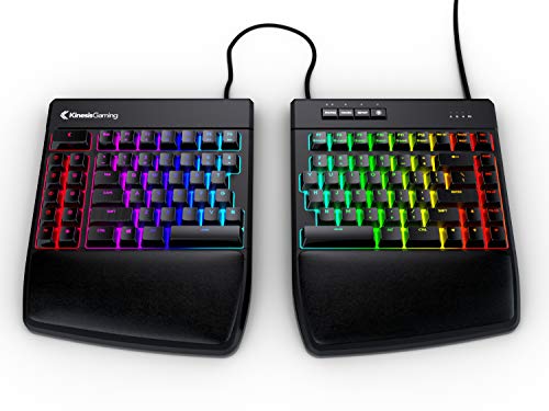 KINESIS Gaming Freestyle Edge RGB Split Mechanische Tastatur (MX Rot) von KINESIS