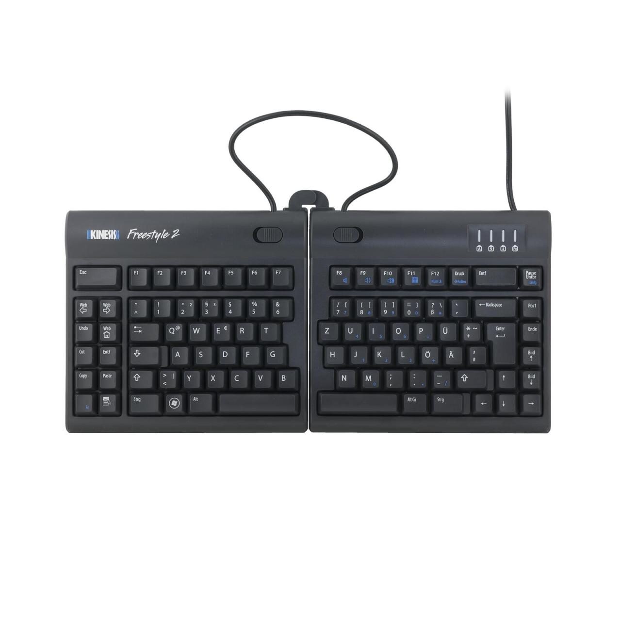 KINESIS ergonomische Tastatur kabelgebunden Freestyle 2 schwarz von KINESIS