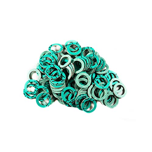 KINETICS LINE Fiber Flachdichtung 3/4 Zoll Spezial (24 x 16 x 2 mm) 100 Stück Sanitär, Heizung, Klima, Lüftung, Rohrleitungs und Garten (bis zu 180°C) von KINETICS LINE