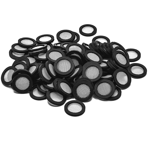 KINETICS LINE Filter Flachdichtung 1 Zoll (30 x 22 x 3.2 mm) 100 Stück Siebdichtung für Wasserinstallationen, Kühlsysteme, Heizungsanlagen, Haushaltsgeräte, Industrie (von -60°C bis +135°C) von KINETICS LINE
