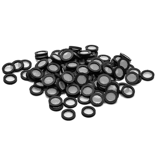 KINETICS LINE Filter Flachdichtung 3/8 Zoll (14 x 10 x 2.1 mm) 100 Stück Siebdichtung für Wasserinstallationen, Kühlsysteme, Heizungsanlagen, Haushaltsgeräte, Industrie (von -60°C bis +135°C) von KINETICS LINE