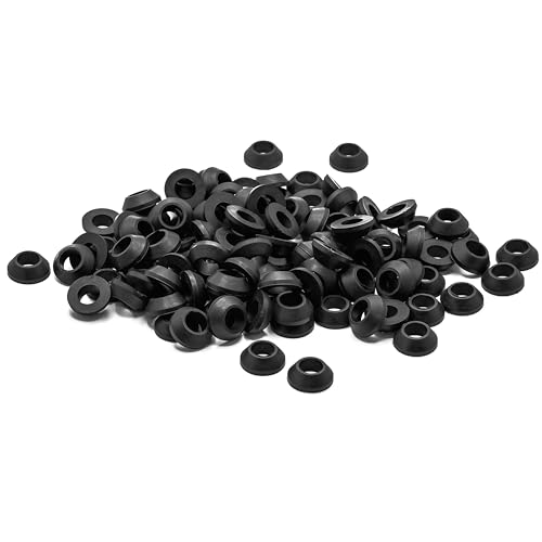 KINETICS LINE Konusdichtungen 1/2 Zoll (10 mm Loch Durchmesser) 100 Stück PVC Keildichtung für Rohrverbindungen, Rohrleitungen und Armaturen, Sanitär-Systemen, Entwässerungs (-15°C bis 60°C) von KINETICS LINE