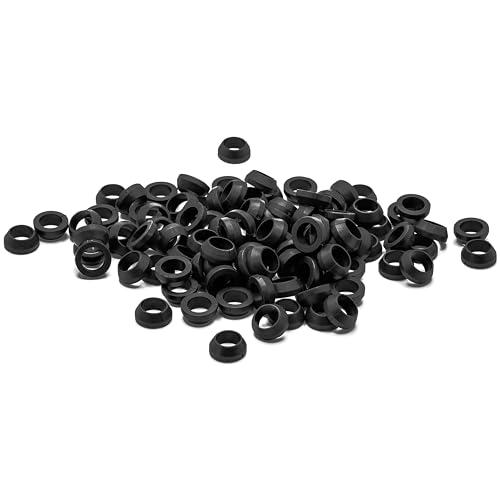 KINETICS LINE Konusdichtungen 3/8 Zoll (10 mm Loch Durchmesser) 100 Stück PVC Keildichtung für Rohrverbindungen, Rohrleitungen und Armaturen, Sanitär-Systemen, Entwässerungs (-15°C bis 60°C) von KINETICS LINE
