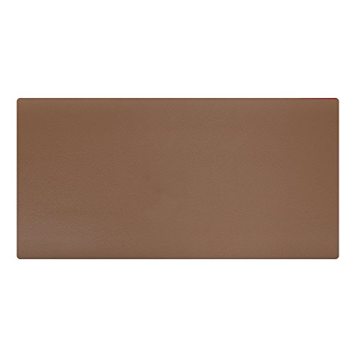 KINGFOM Schreibtischunterlage Pad Blotterschutz 47.2 "x 23.6", PU Leder Schreibtischmatte Laptop Tastatur Mauspad mit bequemer Schreibfläche Wasserdicht (Braun) von KINGFOM