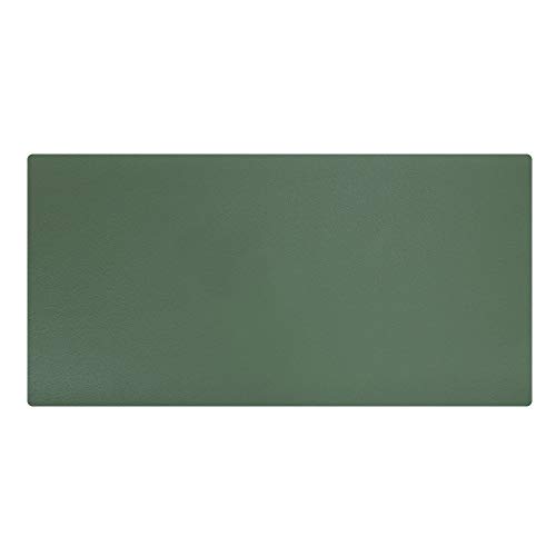 KINGFOM Schreibtischunterlage Pad Blotterschutz 47.2 "x 23.6", PU Leder Schreibtischmatte Laptop Tastatur Mauspad mit bequemer Schreibfläche Wasserdicht (Grün) von KINGFOM