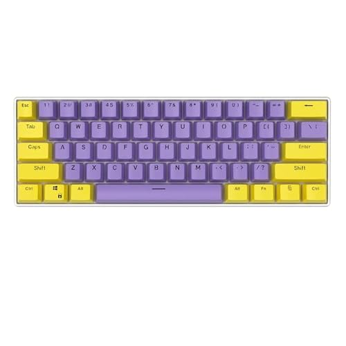 61 Tasten PBT Tastenkappen, zweifarbiges Spritzguss, OEM, mechanische Tastatur, Keycap für RK61, SK61, GK61, K617, allgemeine Gamer-Tastatur von KINHA