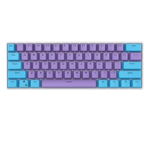 61 Tasten PBT Tastenkappen, zweifarbiges Spritzguss, OEM, mechanische Tastatur, Keycap für RK61, SK61, GK61, K617, allgemeine Gamer-Tastatur von KINHA