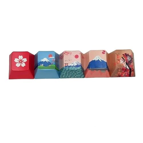 Mount Fuji PBT Keycap Dye Sublimation Mechanische Tastatur Keycap Set R4 Höhe von KINHA