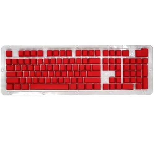 PBT 104 Tasten Keycaps OME Höhe Tastenkappen-Set Farbe Ersatz Einfarbig Tastatur Schalter Tastenkappen Hintergrundbeleuchtung Tastenkappen von KINHA